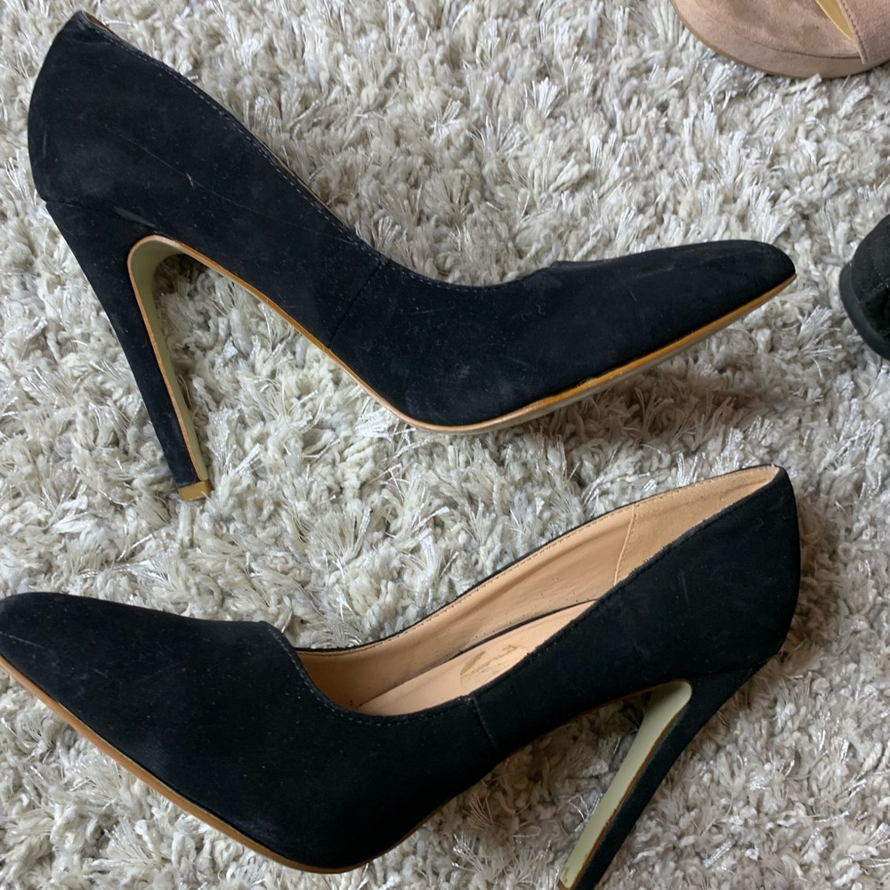 Black heels